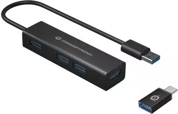 Conceptronic 4-Port USB 3.2 Gen1 Hub (HUBBIES06B)