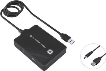Conceptronic 4-Port USB Hub (HUBBIES10B)