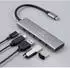 Renkforce RF-USBH-280 USB-Hub 5-Port USB 3.2 Gen1 5GBit/s USB-C PD grau (RF-6439798)
