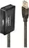Lindy Aktives USB 2.0 Verlängerungskabel mit Hub, 10m (42635)