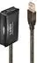 Lindy Aktives USB 2.0 Verlängerungskabel mit Hub, 10m (42635)