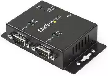 StarTech 2-Port USB auf RS232 Seriell-Hub, Metallgeh&auml;use (ICUSB2322I)