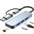 Value Metall USB-Hub 4-Port, 1x USB-A 3.2 Gen1 + 3x USB-A 2.0, Kabel USB-A+C (12.99.1145)
