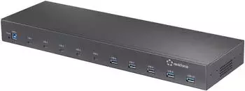 Renkforce USB-Hub 10-Port USB-A USB 3.2 Gen2 10GBit/s Rackmontage 483mm (RF-6627278)