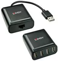 Lindy Extender Usb 2.0 Cat5 4 Ports 60m (42679)