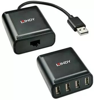 Lindy USB 2.0 Cat.5 Extender 4-Port 60m (42679)
