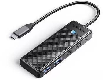 Orico PAPW2AC-C3 USB-C Hub, USB-A & USB-C, schwarz (PAPW2AC-C3)