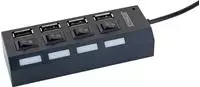 Schwaiger UH4013 - USB 2.0 - USB 2.0 - 480 Mbit/s - Schwarz - 5 V - 105 mm