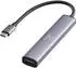 Renkforce RF-USBH-250 USB 3.0-Hub 4-Port USB-A mit USB-C Stecker, grau (RF-6855466)