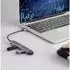 Renkforce RF-USBH-250 USB 3.0-Hub 4-Port USB-A mit USB-C Stecker, grau (RF-6855466)