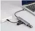 Renkforce RF-USBH-250 USB 3.0-Hub 4-Port USB-A mit USB-C Stecker, grau (RF-6855466)