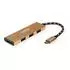 Roline USB 3.2 Gen 1 Slim Hub, 4-Port, Typ-C, Aluminium (14.02.5049)