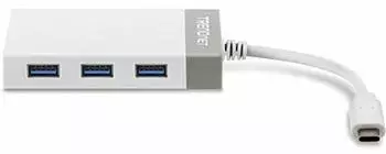 TRENDnet TUC-ETGH3 USB-C zu Gigabit Ethernet Adapter + 3-Port USB 3.0 Hub (TUC-ETGH3)