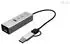 I-Tec USB-C/A Metal HUB 3 Port, 2x USB-C Gen1, 1x USB-A Gen1, 2,5G LAN (CAMETALG325HUB)