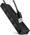 Axagon HUE-C1A Superspeed USB-A Travel Hub, 4x USB 3.0, 20cm, schwarz (HUE-C1A)