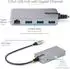 StarTech 3-Port USB-A Hub mit Ethernet, grau (5G3AGBB-USB-A-HUB)