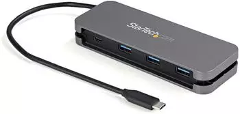 StarTech USB-C Hub 4-Port (3x USB-A, 1x USB-C) schwarz/grau (HB30CM3A1CB)