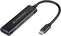 Conceptronic HUBBIES12B USB-Hub 2+2 Port USB-A, USB-C&reg; USB 3.0 5 GBit/s mit USB-C&reg;