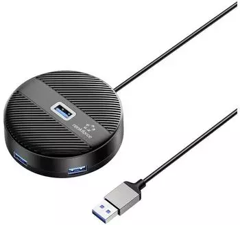 Renkforce RF-USBH-400 USB-Hub 4-Port USB-A 3.0 5GBit/s schwarz matt (RF-6266640)