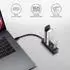 Axagon HUE-M1C Superspeed USB-C Mini Hub, 4x USB 3.0, 20cm, schwarz (HUE-M1C)