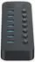 Orico CT2U3-7AB USB-A 3.0 Hub 7-Port mit Schaltern, schwarz (E-1197)