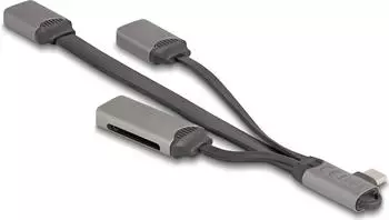 DeLock USB-Hub USB 3.2 Gen 1 Typ-C, SD/MicroSD-Kartenleser (64303)