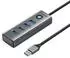 Orico PDD4U-U3 USB-Hub 4x USB-A 3.0, grau (PDD4U-U3)
