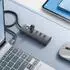 Orico PDD4U-U3 USB-Hub 4x USB-A 3.0, grau (PDD4U-U3)