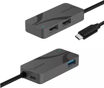 Sabrent USB-C-Hub 4-Port 5Gbps 100W Power Delivery (HB-C4WP)
