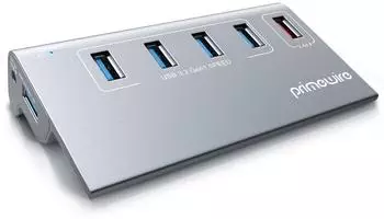 Primewire USB-Hub 5-Port USB 3.2 Gen1 mit Smart Charge