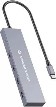 Conceptronic HUBBIES14G USB-C Hub USB 3.2 Gen 2, 4-Port, 100W, Aluminium (HUBBIES14G)