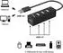 Equip USB-Hub 2.0, 4-Port, 0,15m, ohne Netzteil, schwarz (128955)