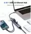 Renkforce RF-USBCH-500 USB-C® 10+1 Port Hub USB 3.0 5GBit/s grau (RF-7465830)
