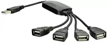 Akyga AK-AD-13 USB-2.0-Hub 4-Port, 0,15m Kabel (AK-AD-13)