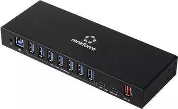 Renkforce RF-IH10-100 USB-Hub 10-Port USB-A/USB-C USB 3.2 Gen1 5GBit/s industriell (RF-7403762)