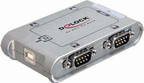 DeLock USB 2.0 zu 4 Port Seriell HUB