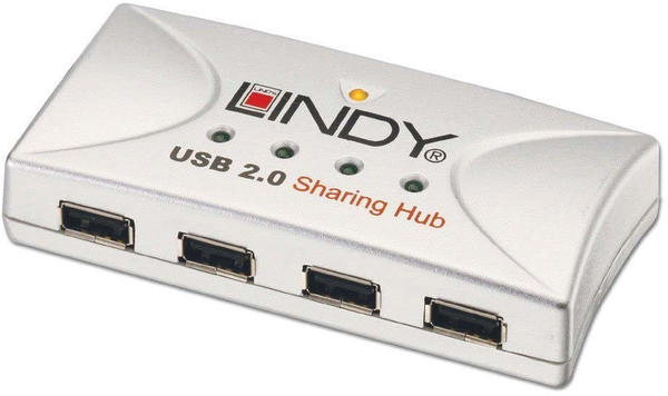 Lindy USB 2.0 Desktop Hub 4 Ports