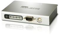 ATEN UC2324 4-fach Seriell zu USB 2.0 Adapter 9pol RS232