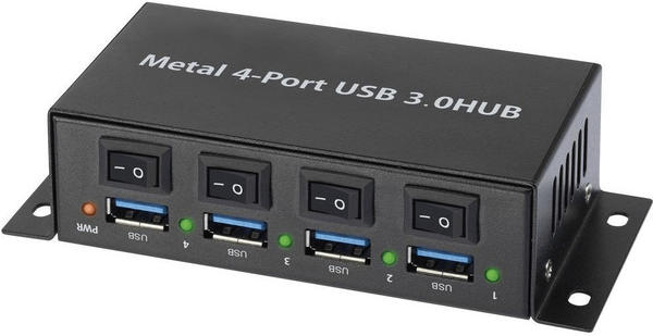 Renkforce 4 Port USB 3.0 Hub (1318454)