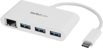 StarTech 3 Port USB-C Ethernet Hub (HB30C3A1GEA)