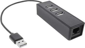 InLine 3 Port USB2.0 FastEthernet Hub (33380C)