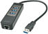 Lindy 3 Port USB 3.1 - RJ45 Hub (43176)