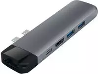 Satechi ST-TCPHEM, Satechi Type-C Pro Hub 4K HDMI with Ethernet space gray