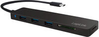 LogiLink 3 Port USB 3.0 Hub/Kartenleser (UA0312)