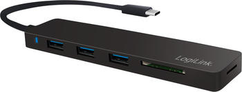 LogiLink 3 Port USB 3.0 Hub/Kartenleser (UA0312)