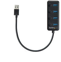 StarTech.com 4 Port USB 3.0 Hub - 4x USB-A mit individuellen An/Aus-Schaltern