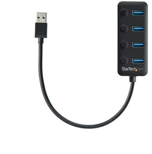 StarTech 4 Port USB 3.0 Hub (HB30A4AIB)