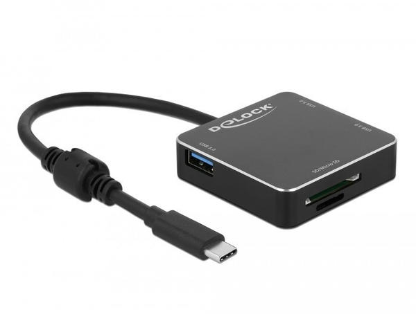 DeLock 3-Port USB 3.0 Hub + Kartenleser (64042)