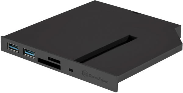 SilverStone 2-Port USB 3.0 Hub + Kartenleser (FPS01)