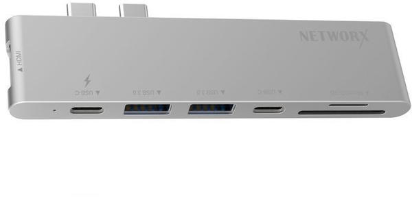 Networx Dual USB-C Hub (GN28K-S)